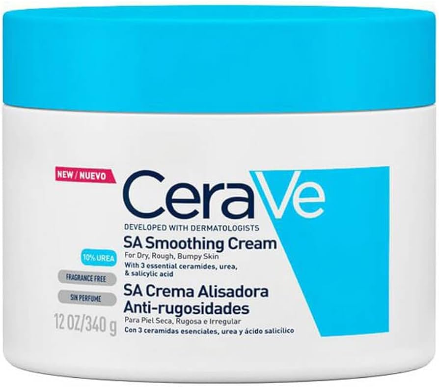 CeraVeCeraVeSA MoisturisingSmoothingCreamCream340gpcs85pcs CeraVe SA Smoothing Cream for Rough & Bumpy Skin 340 gm - Image 1
